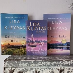 Set Of Three Lisa Kleypas Books, Dream Lake Series